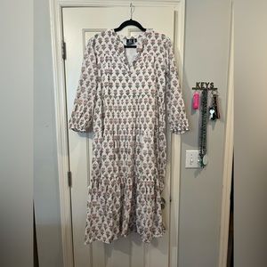 Madison Matthews Midi Dress Size L